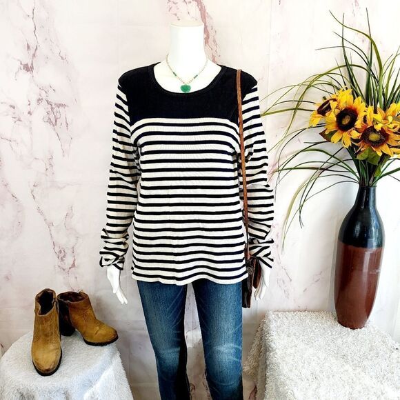 J. Crew Sweaters - J. Crew pullover stripe knit sweater